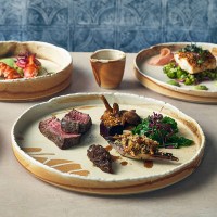 Roko Sand Terra Porcelain Presentation Plate